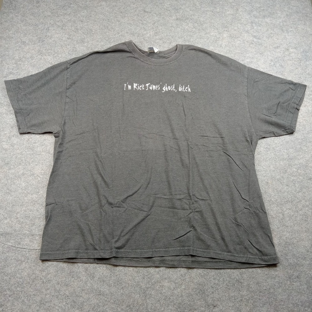 Rick James Shirt Mens 3XL Gray I'm Rick James' Ghost Graphic Tee Hanes